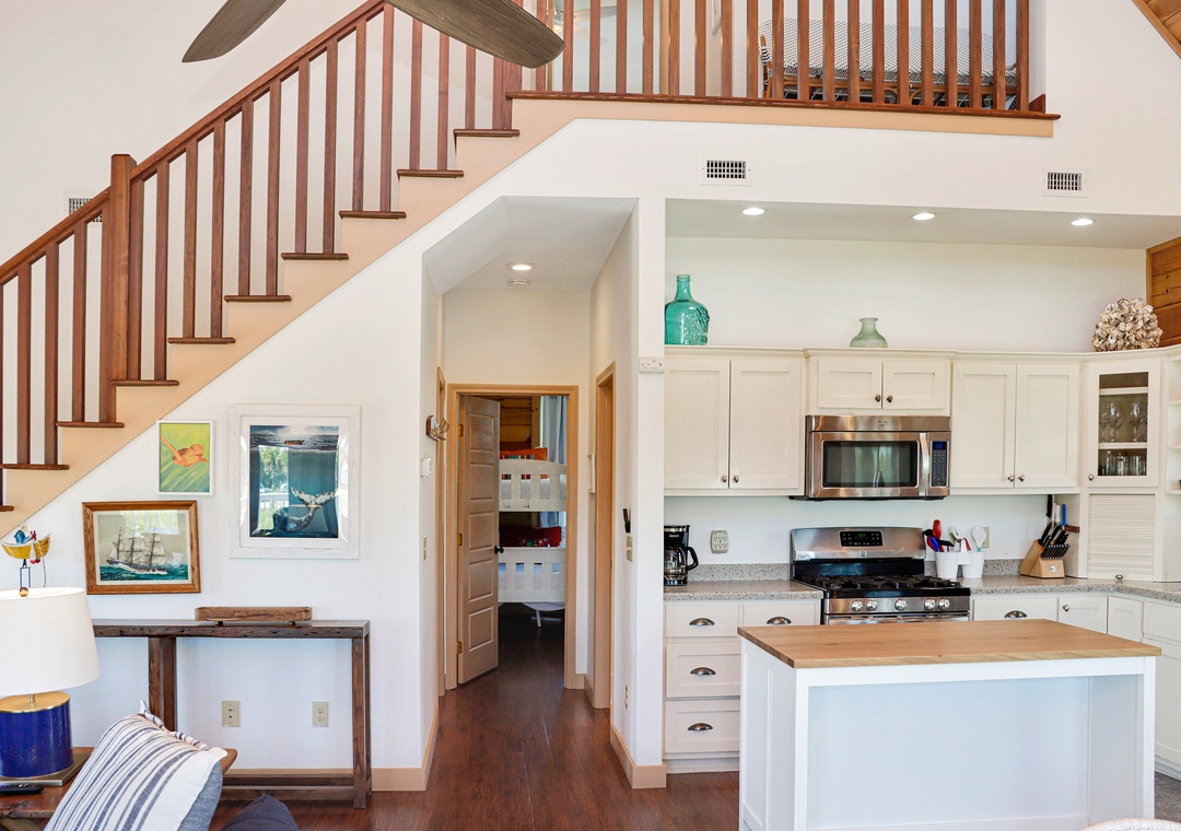 Living Area and Loft View