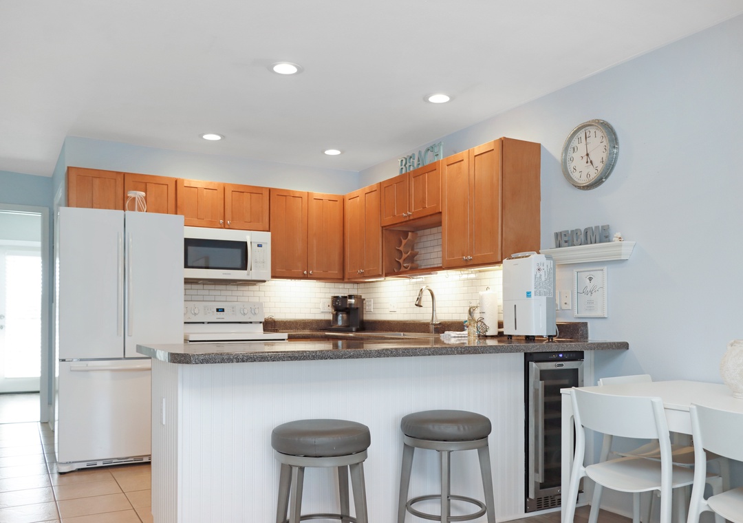 Kitchen with Bar Seating