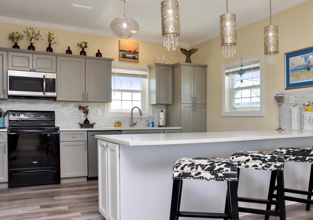 Kitchen with Bar Seating