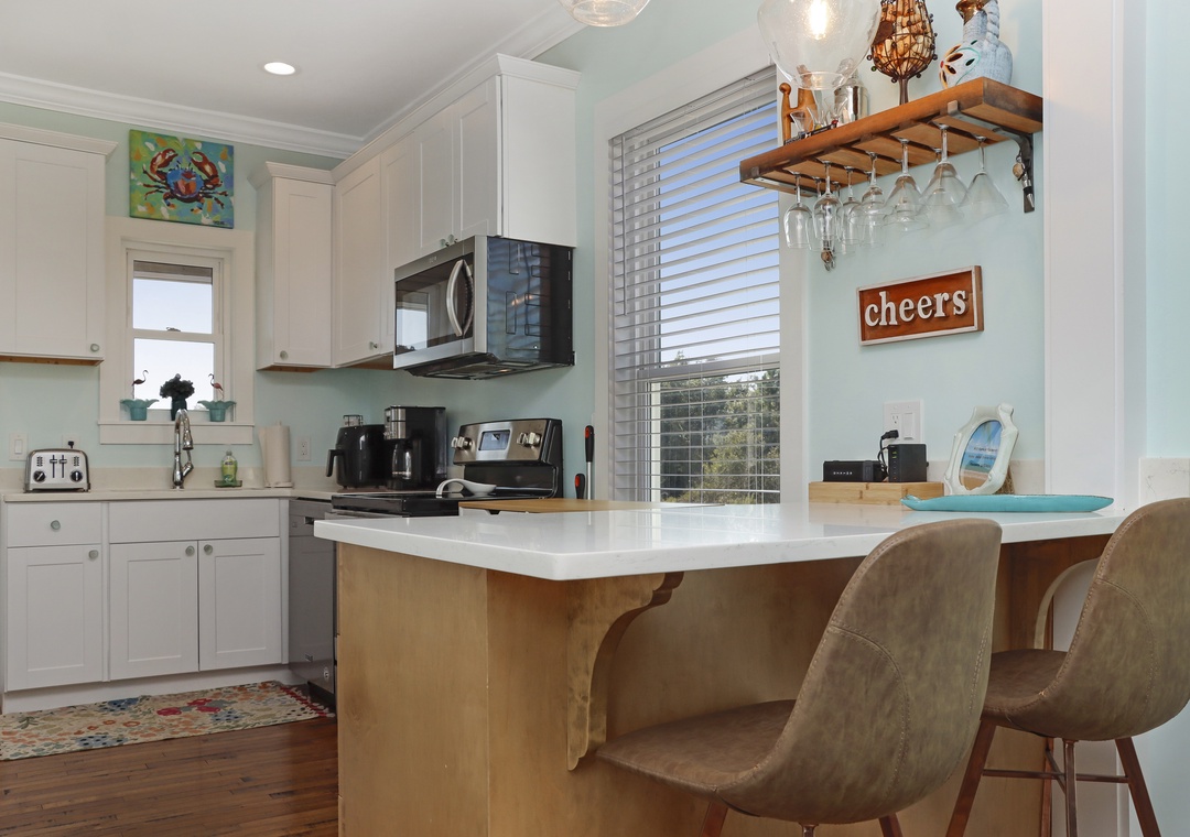 Kitchen with Bar Seating