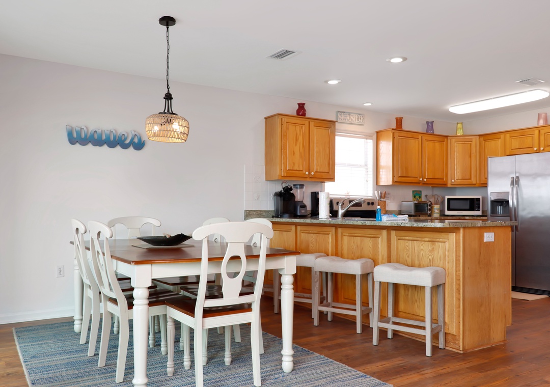 Dining Area and Kitchen