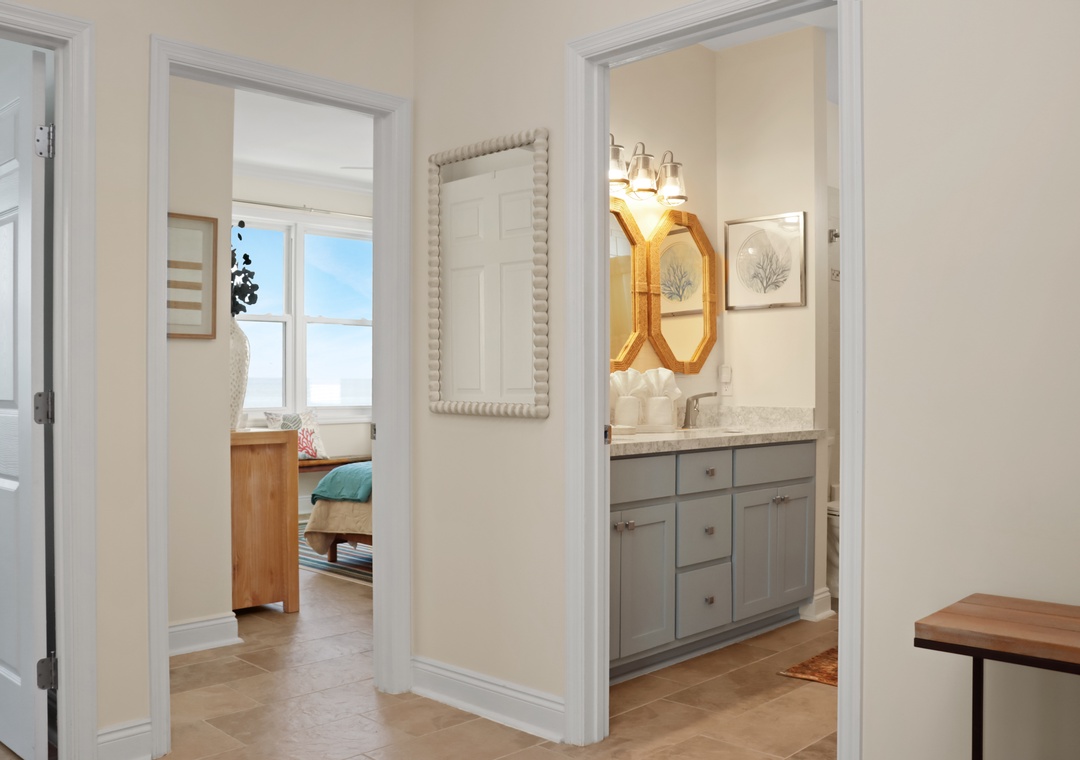 Second Floor Full Bathroom and Bedrooms