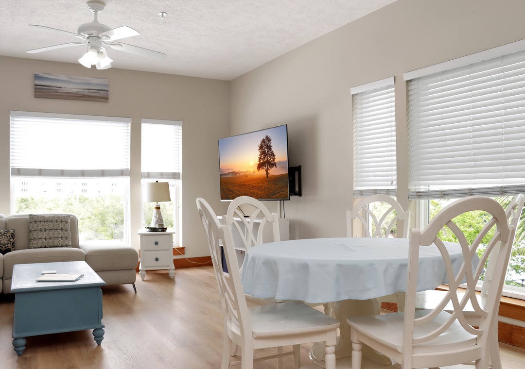 Dining Area and Living Room