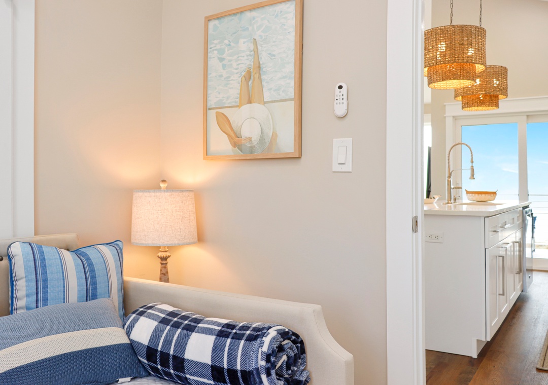 View into Kitchen from Study