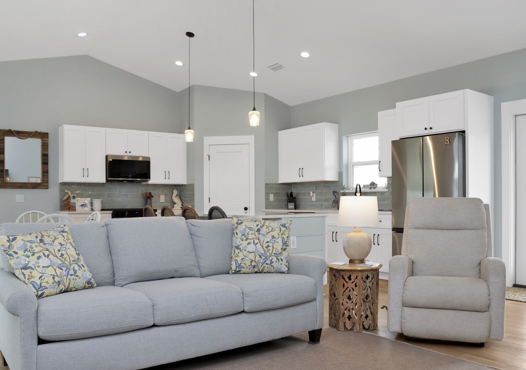Living Room and Kitchen