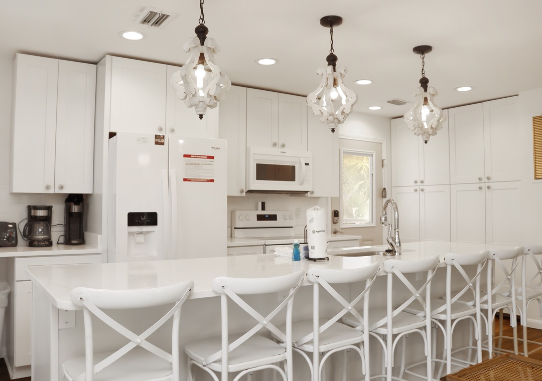 Bar Seating in Kitchen