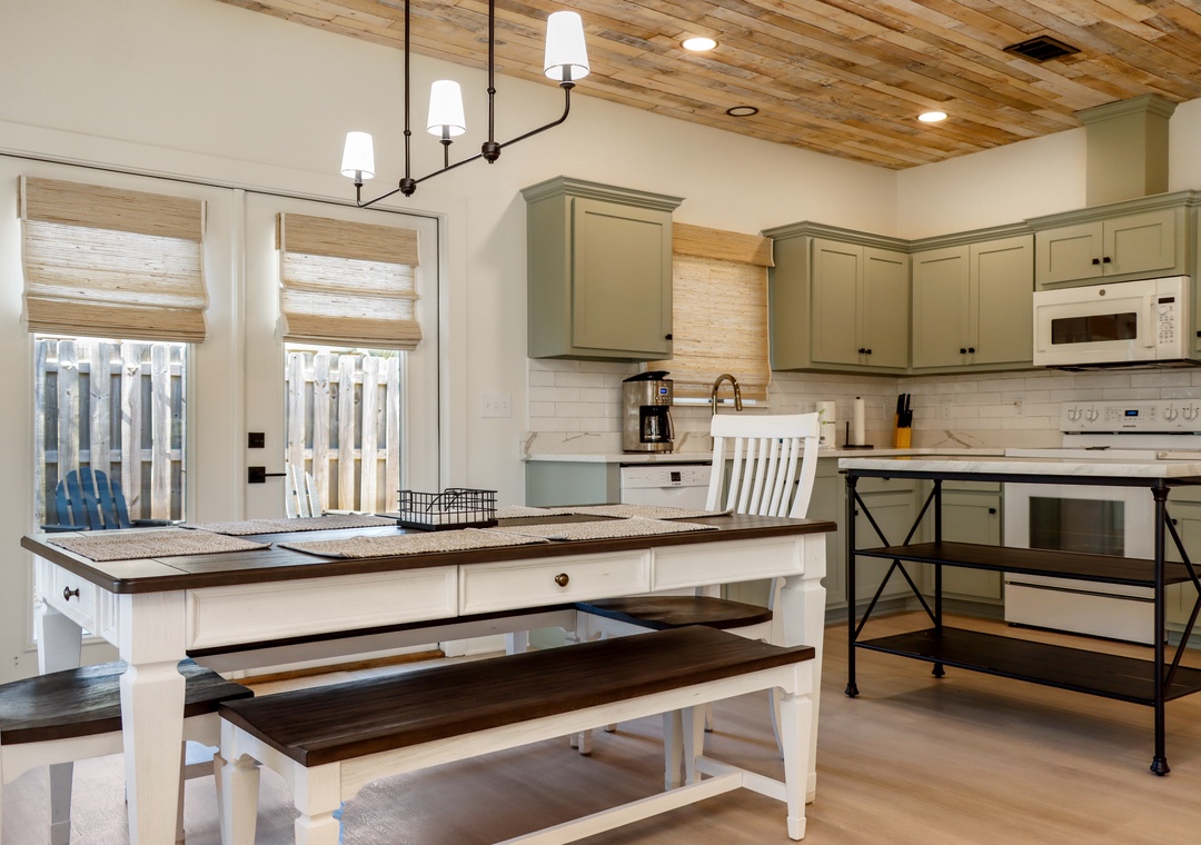 Dining Area and Kitchen