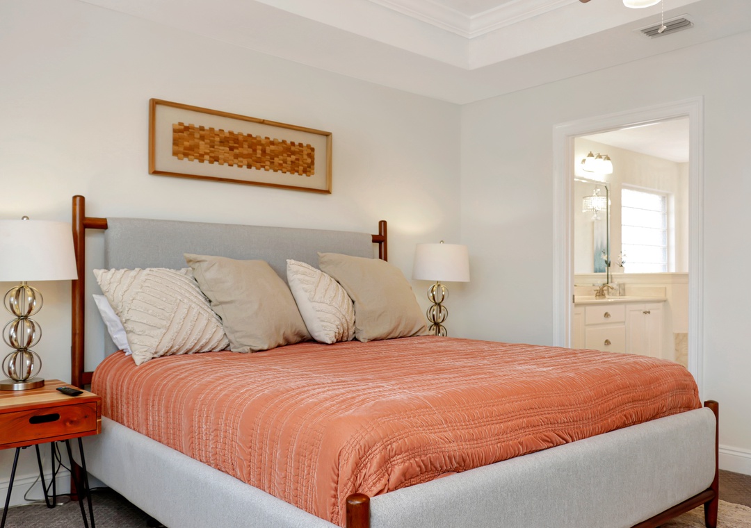 Bedroom 1 with Master Bathroom