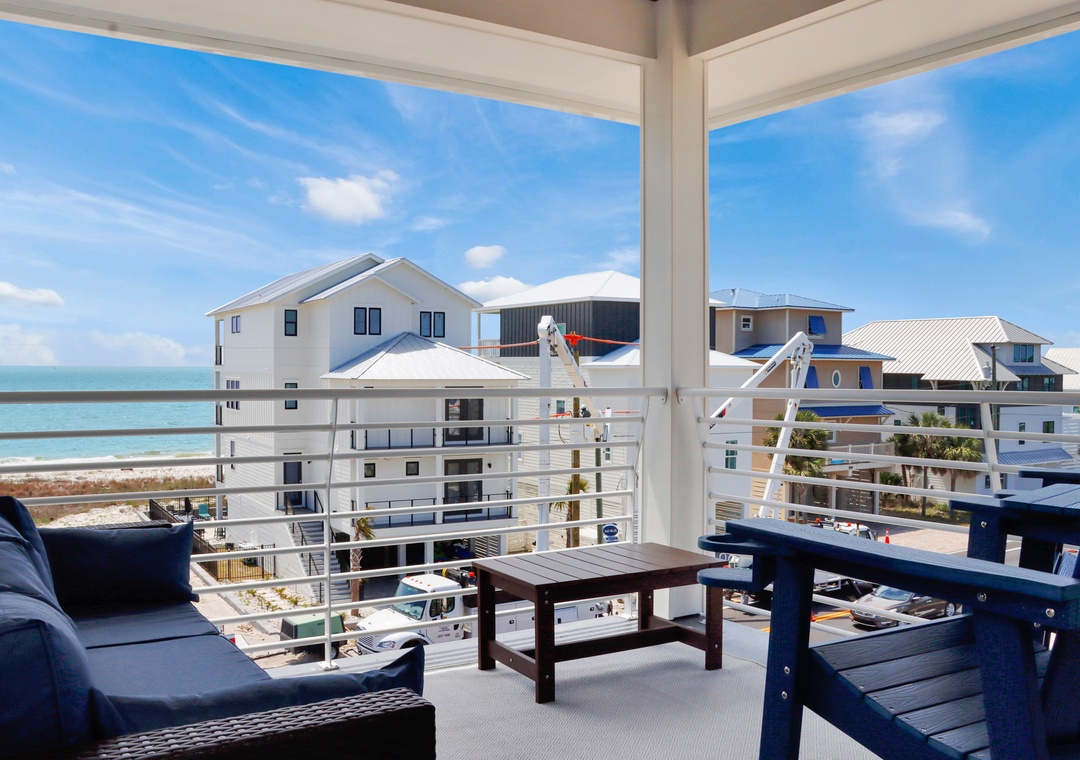 Beach View Covered Deck