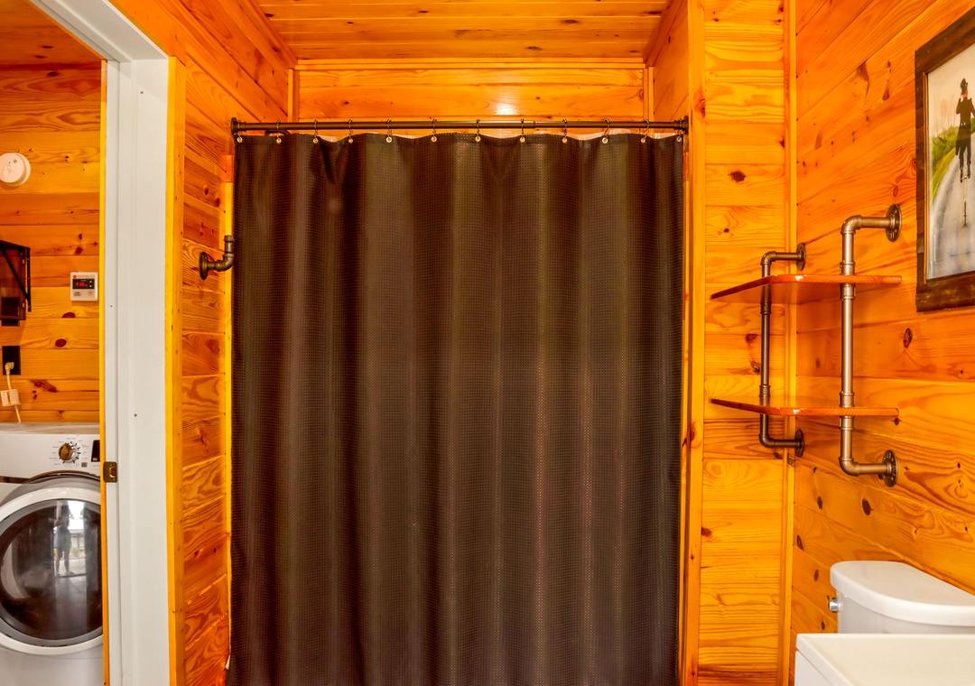 Full Bathroom and Laundry Room