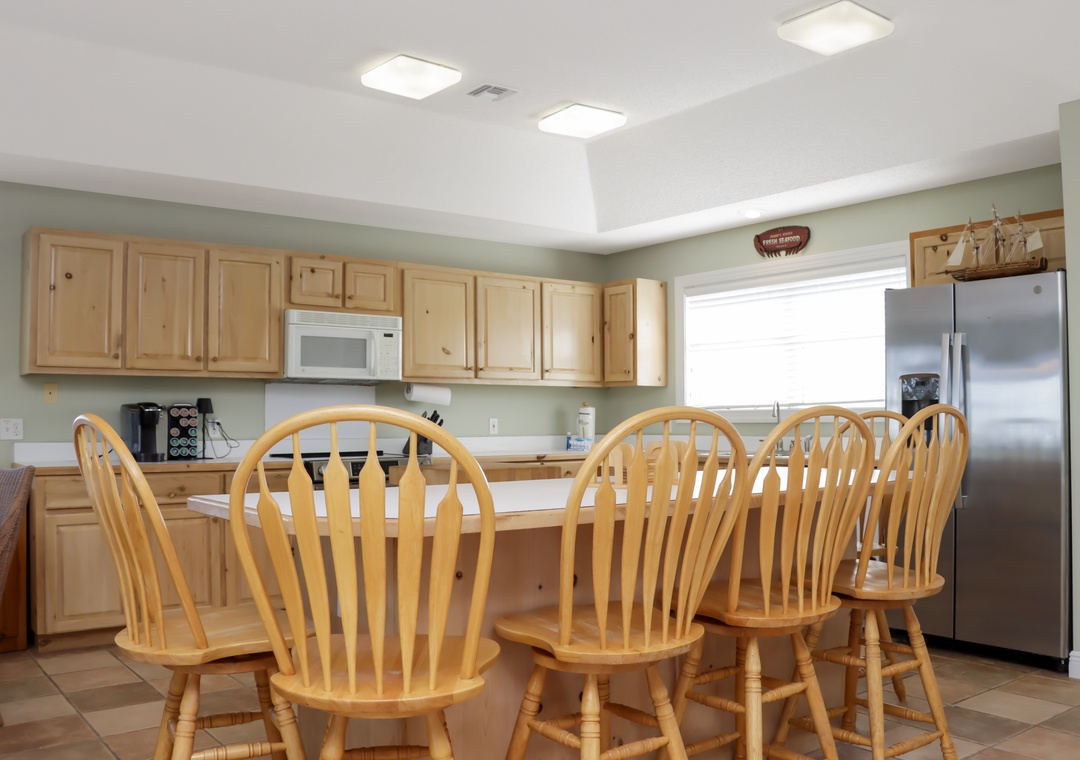 Kitchen with Bar Seating