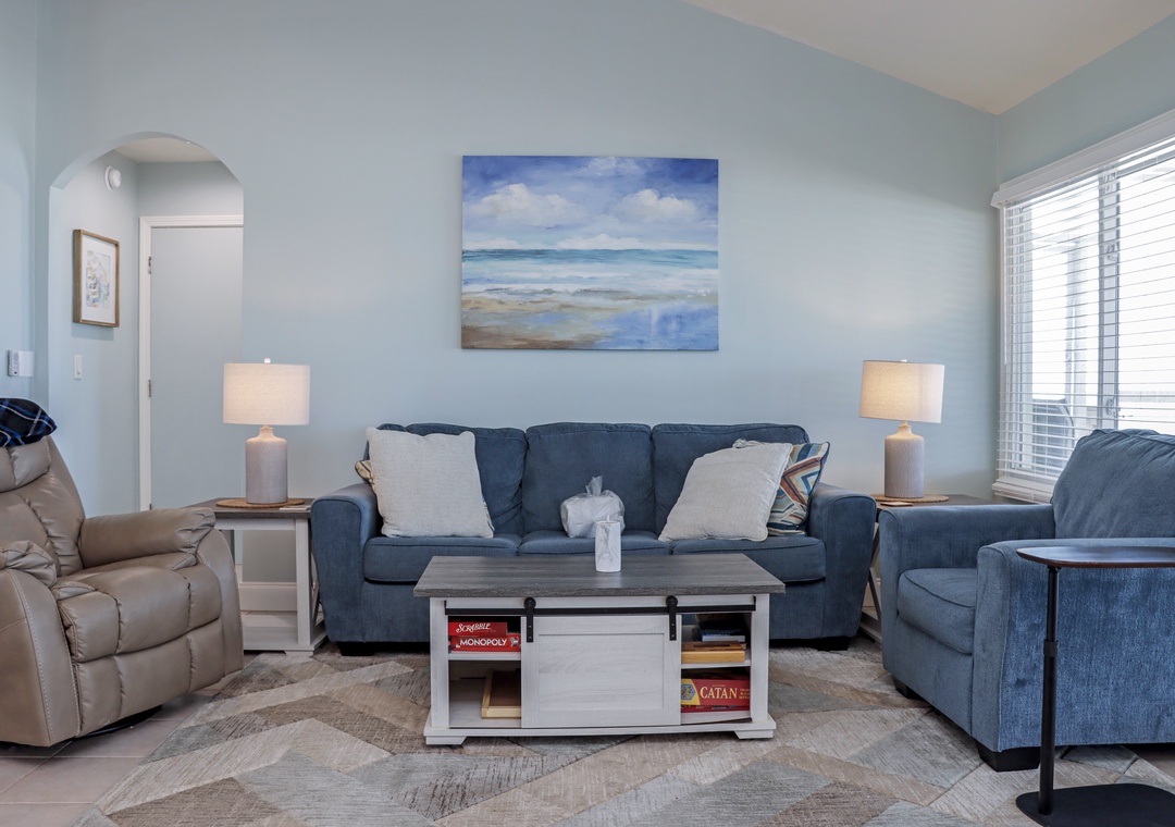 Living Room with Sleeper Sofa
