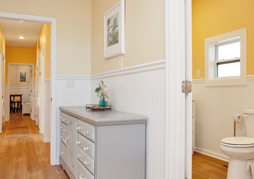 Bedroom 2 with View into Living Area and Master Bath