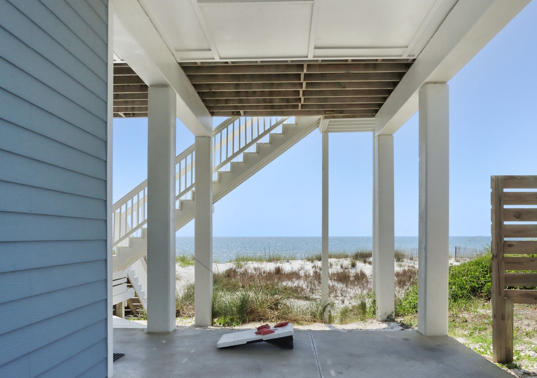 View from Under House