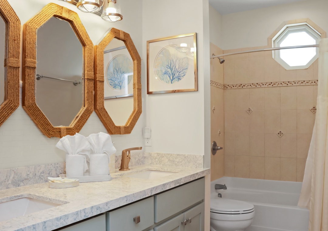 Shared Full Bathroom with Shower