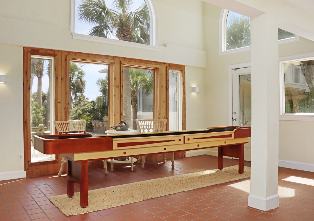Shuffleboard on Ground Floor