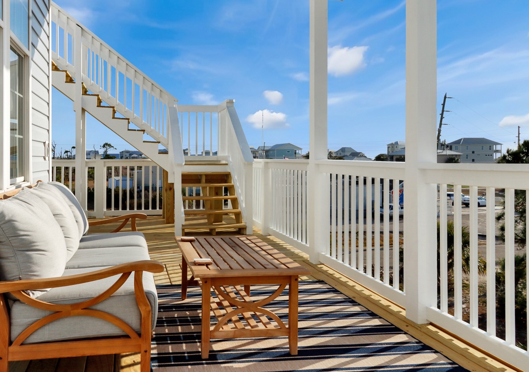 Covered Deck on 2nd Floor