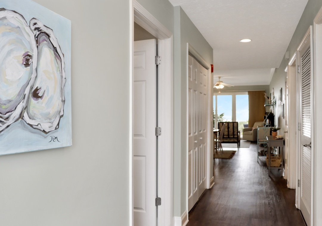 Hallway to Living Area