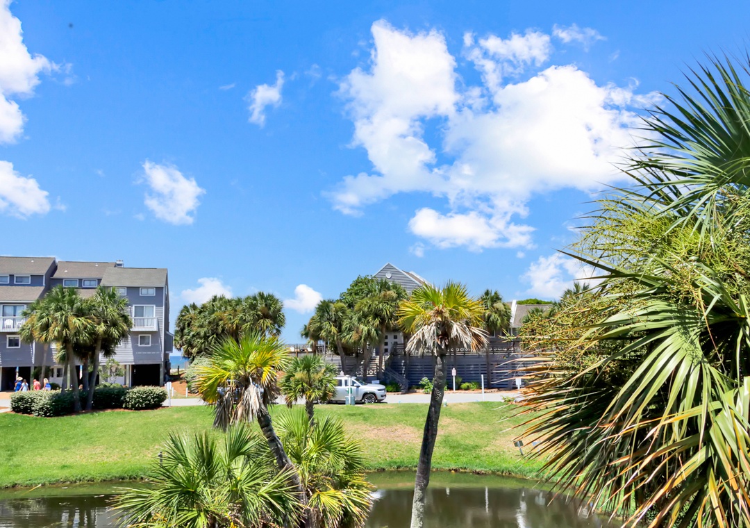 Main Level Deck View of Beach Front Clubhouse