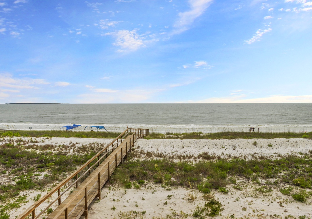 First Floor Deck - Beach View