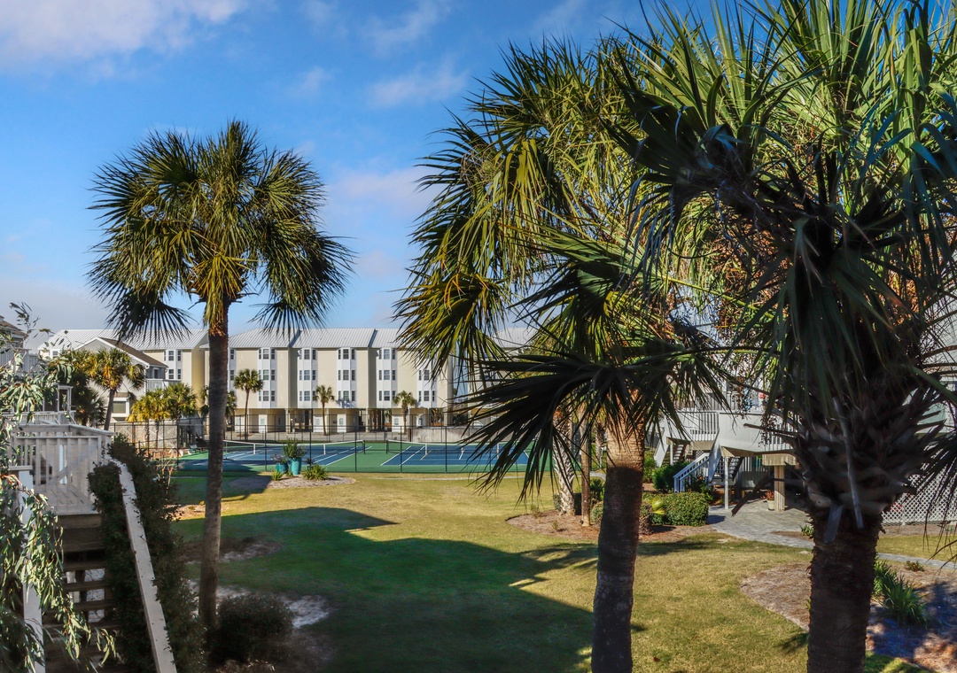 Main Floor Deck - View of Tennis Courts