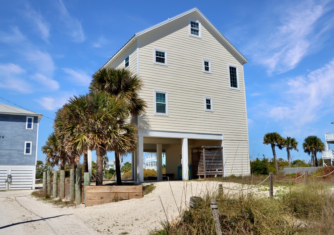 Rear Exterior with Driveway