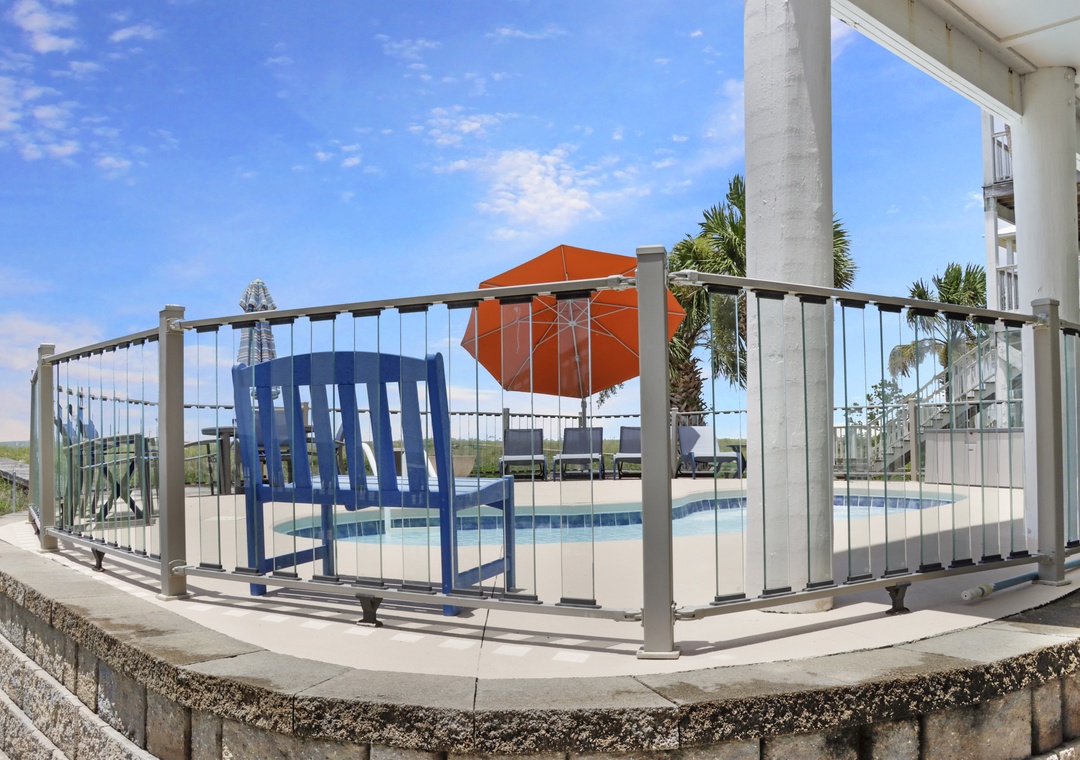 Clear View into Swimming Pool