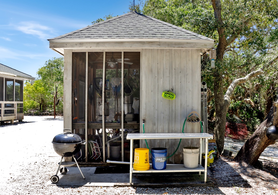 Outhouse Grilling Area