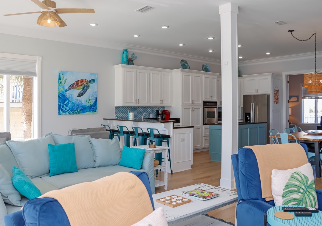 Living and Kitchen Area