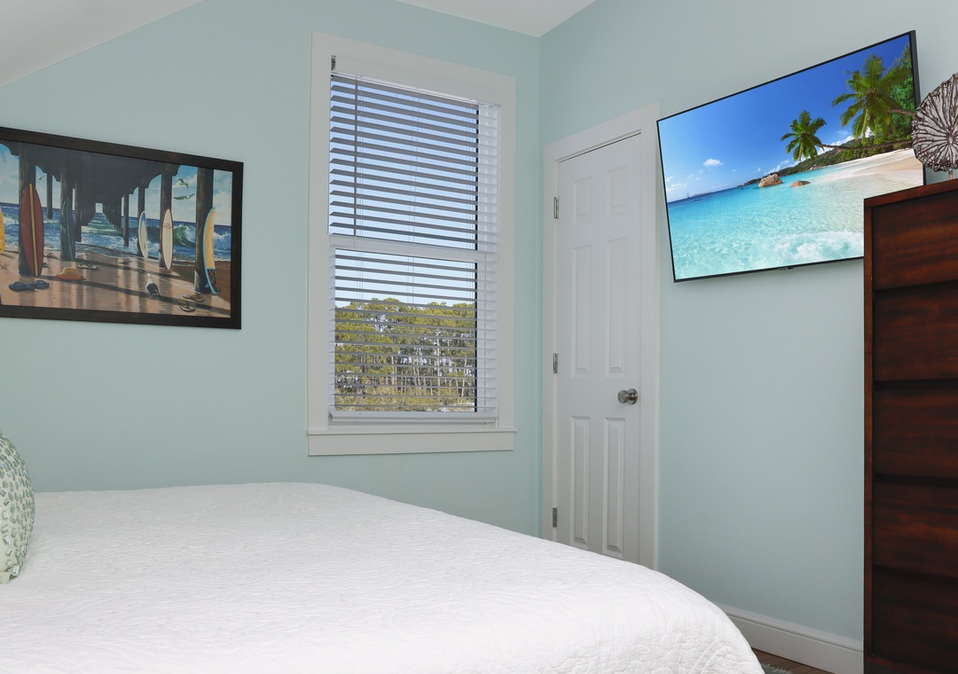 Bedroom 2 - TV and View