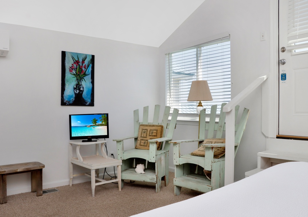 Top Floor Master Bedroom with TV