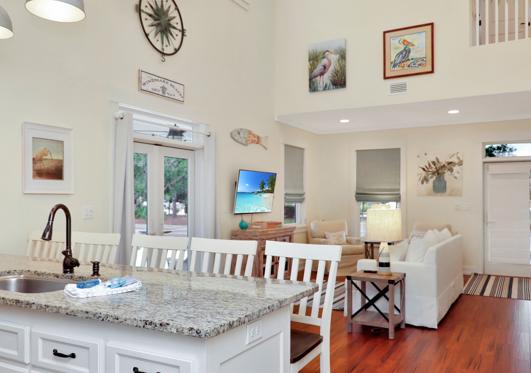 Kitchen and Living Area