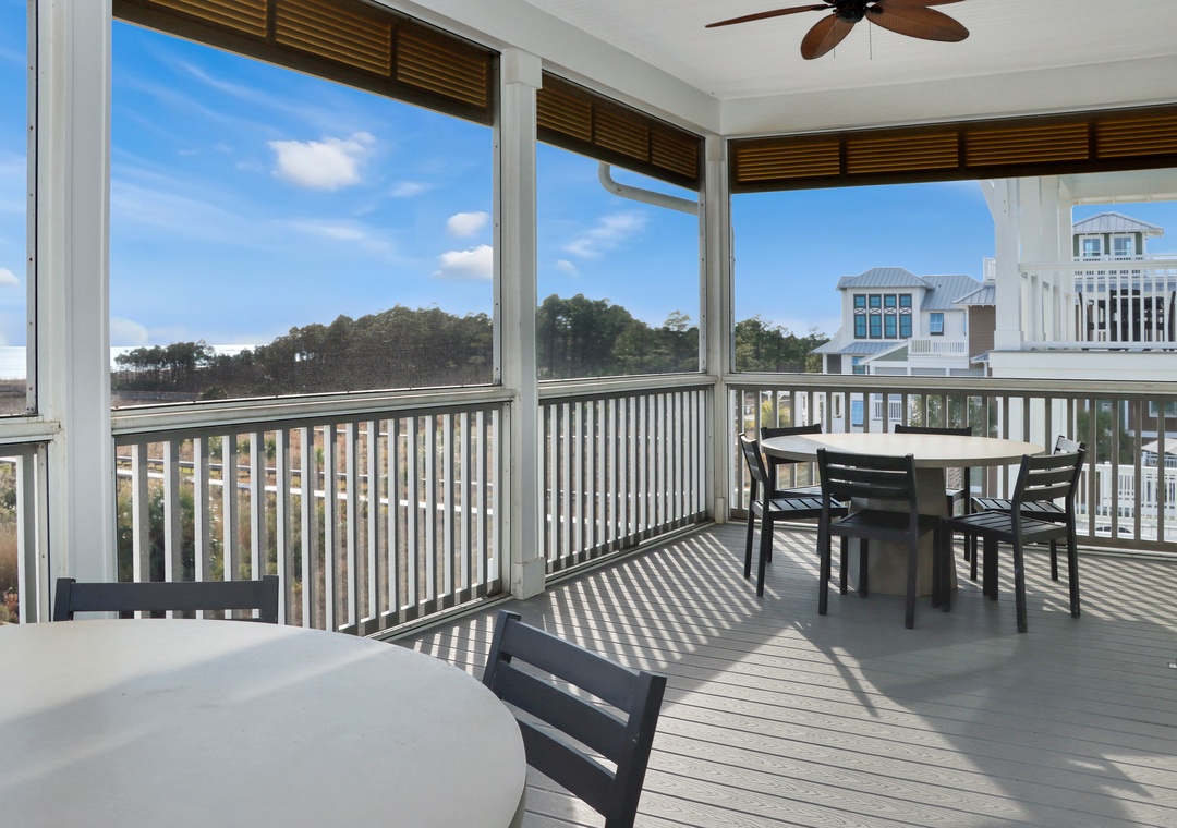 Beachfront Screened Deck