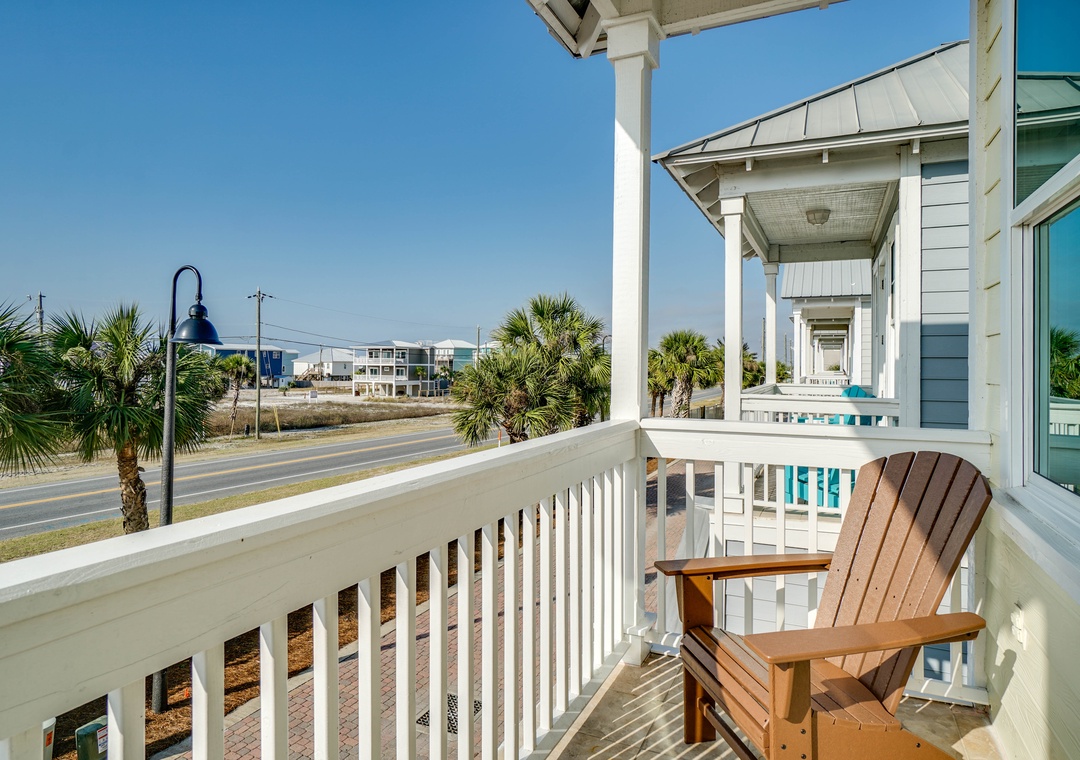 Looking out on Hwy 98