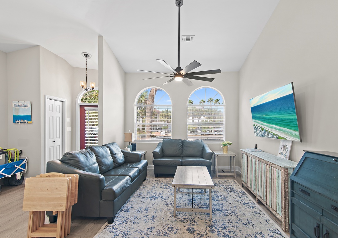 Beach Camp living room