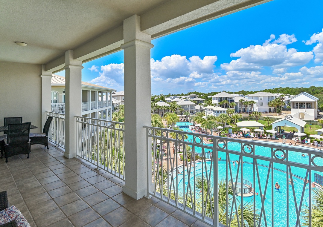 The Blue Lagoon Balcony View!