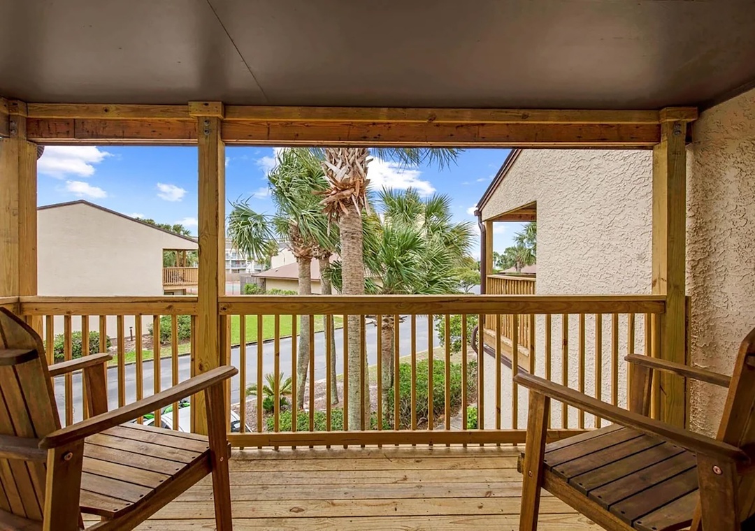 Balcony seating