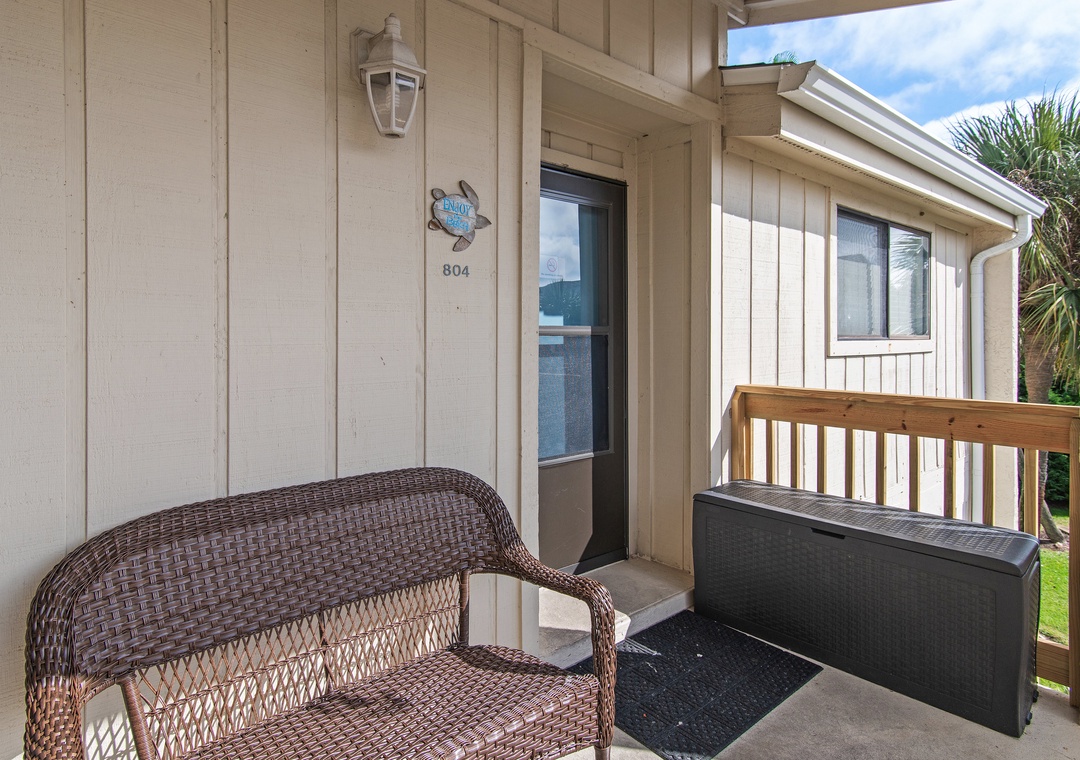 Chateau La Mer II #804- Blue Ocean Getaway porch