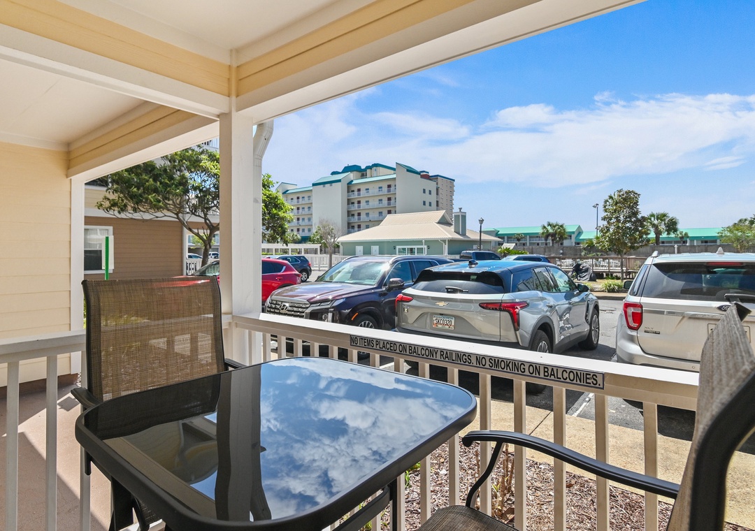 St. Martin Beachwalk Villas 313 patio
