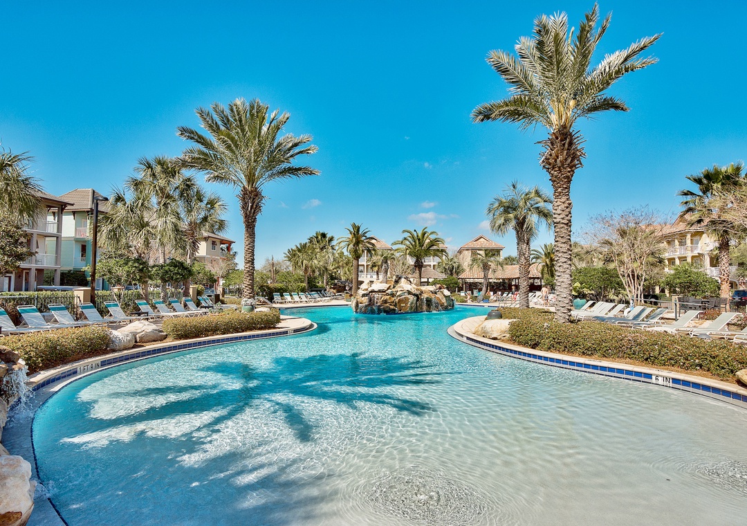 Villages of Crystal Beach Lagoon Pool