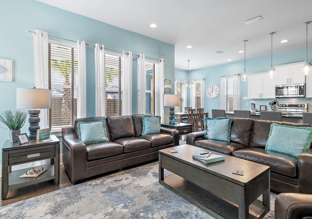 Living Room with cozy seating