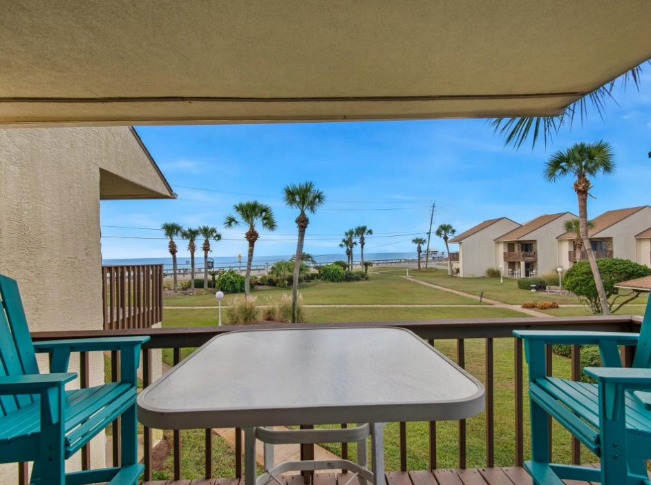 Private Balcony with Gulf View