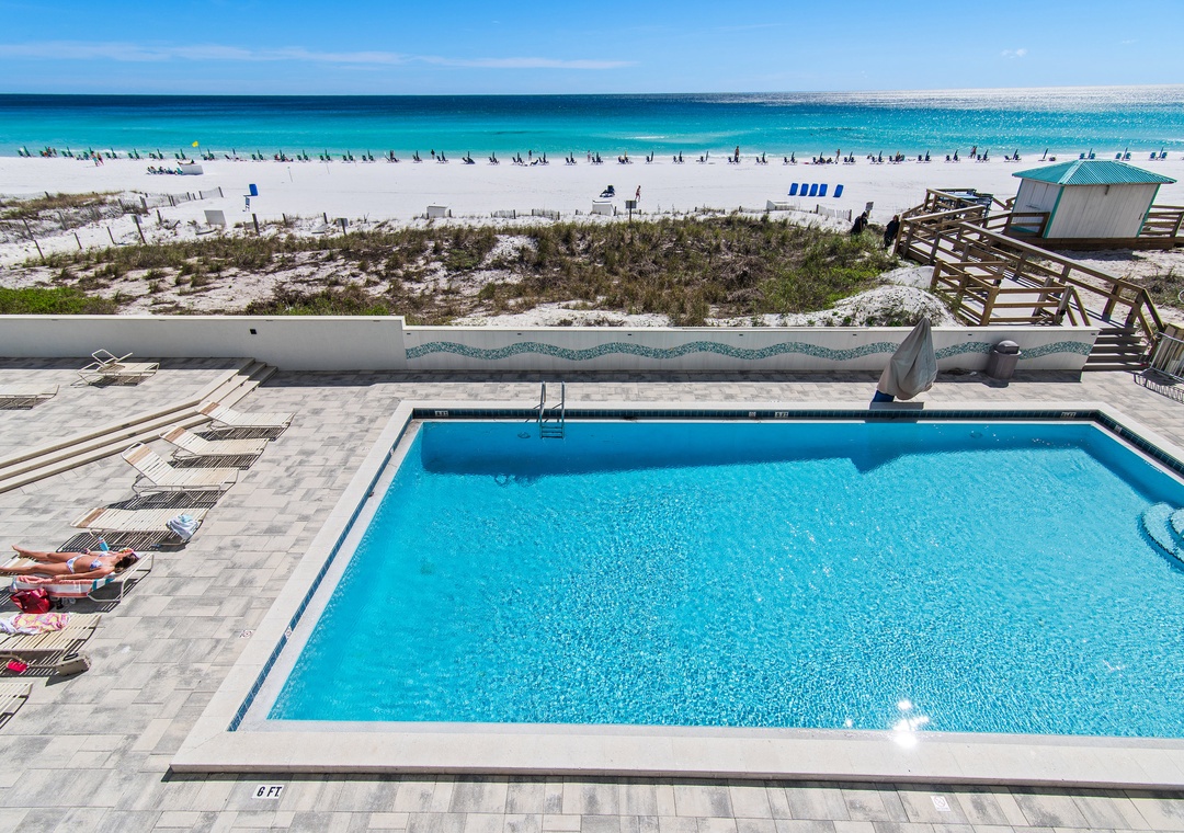 Head down to the pool