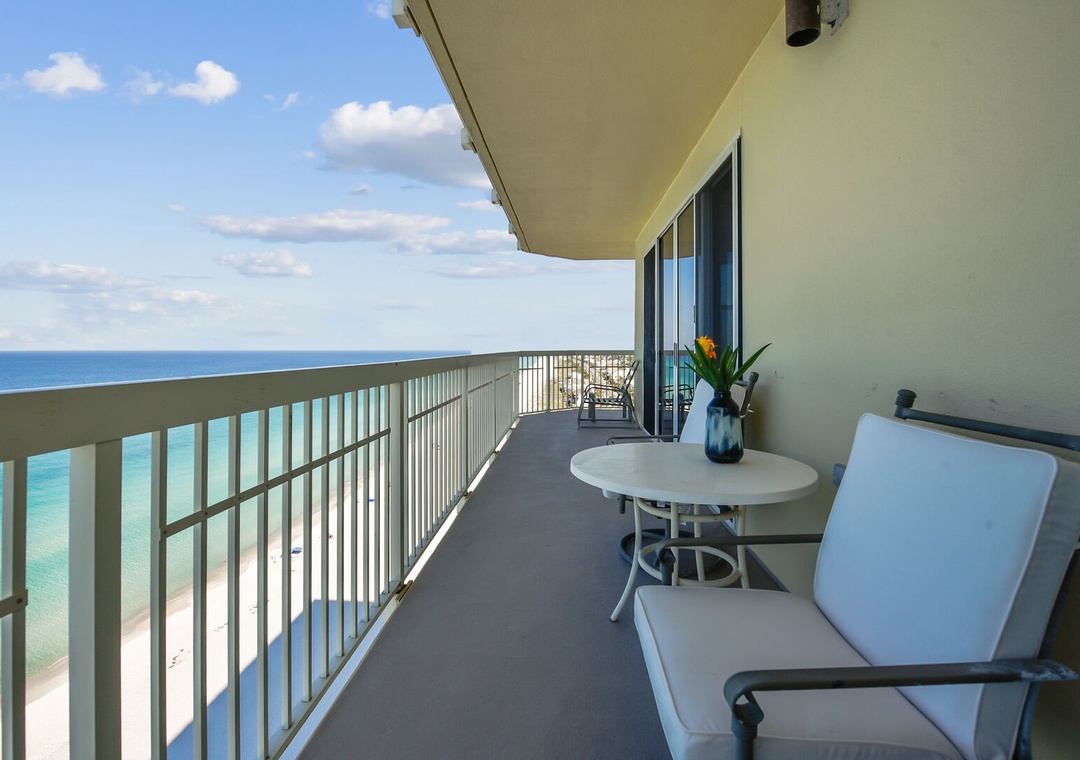 Private balcony