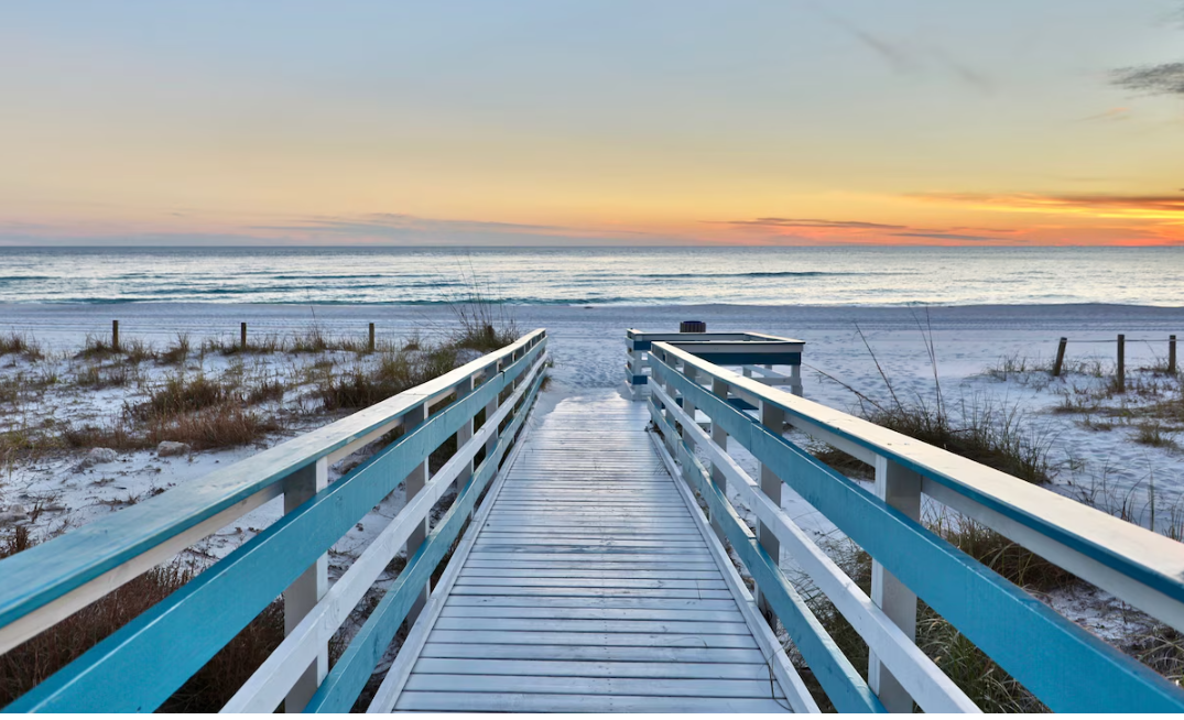 Beach boardwalk