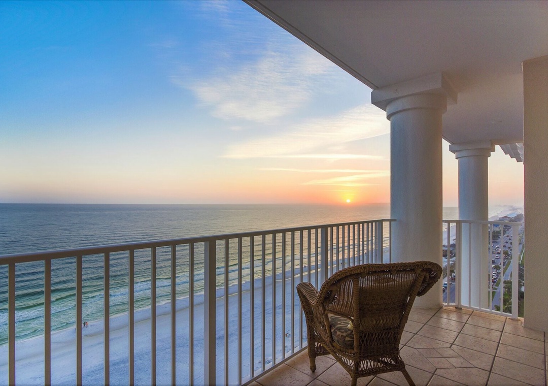 Majestic Sun 1107B- Penthouse in Paradise balcony