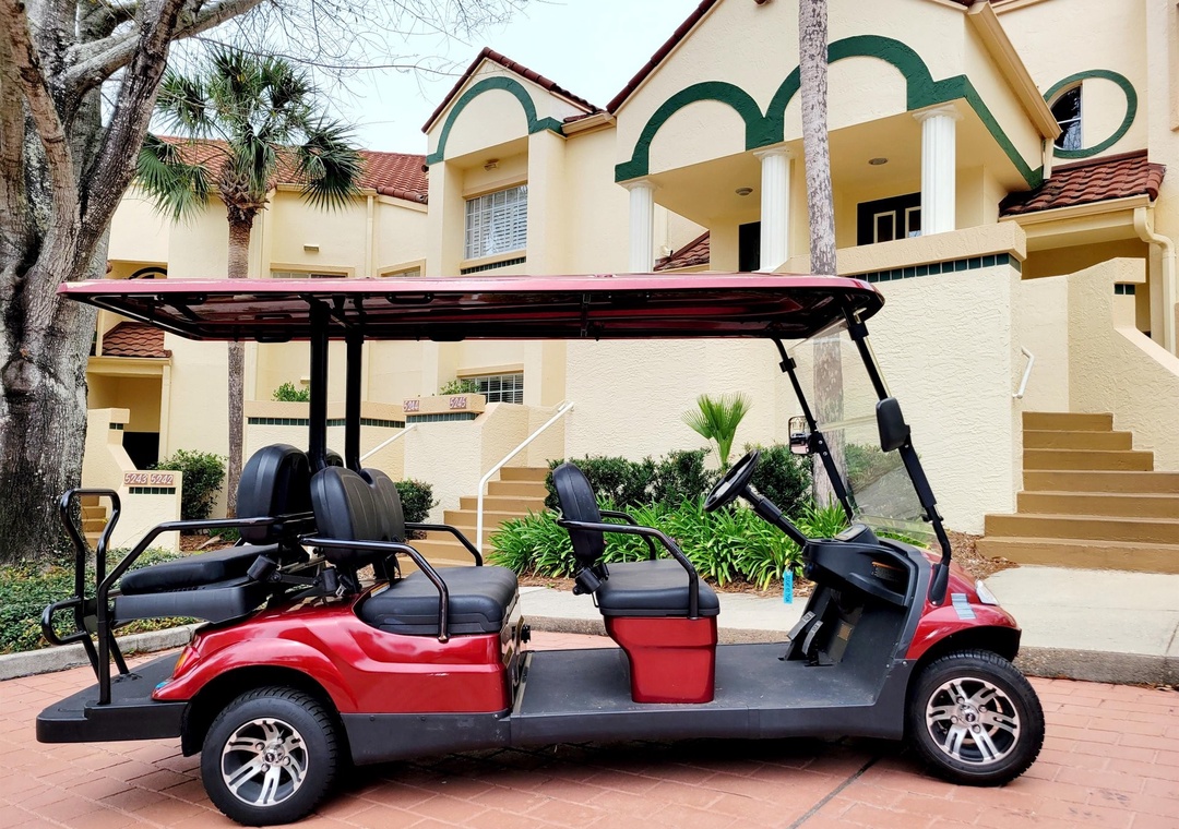 Explore in style with 6 seater golf cart! (deposit required)