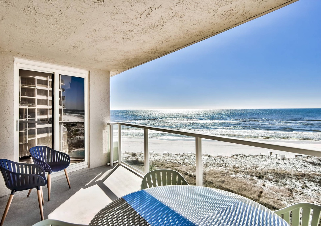 Beachside II #4260 balcony