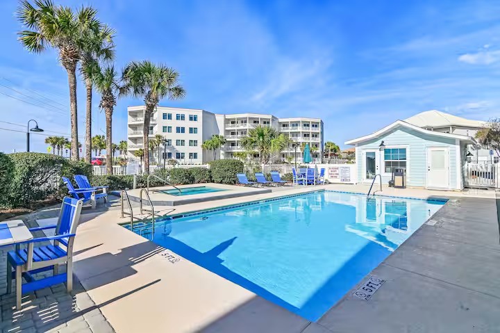 Enjoy the pool and hot tub