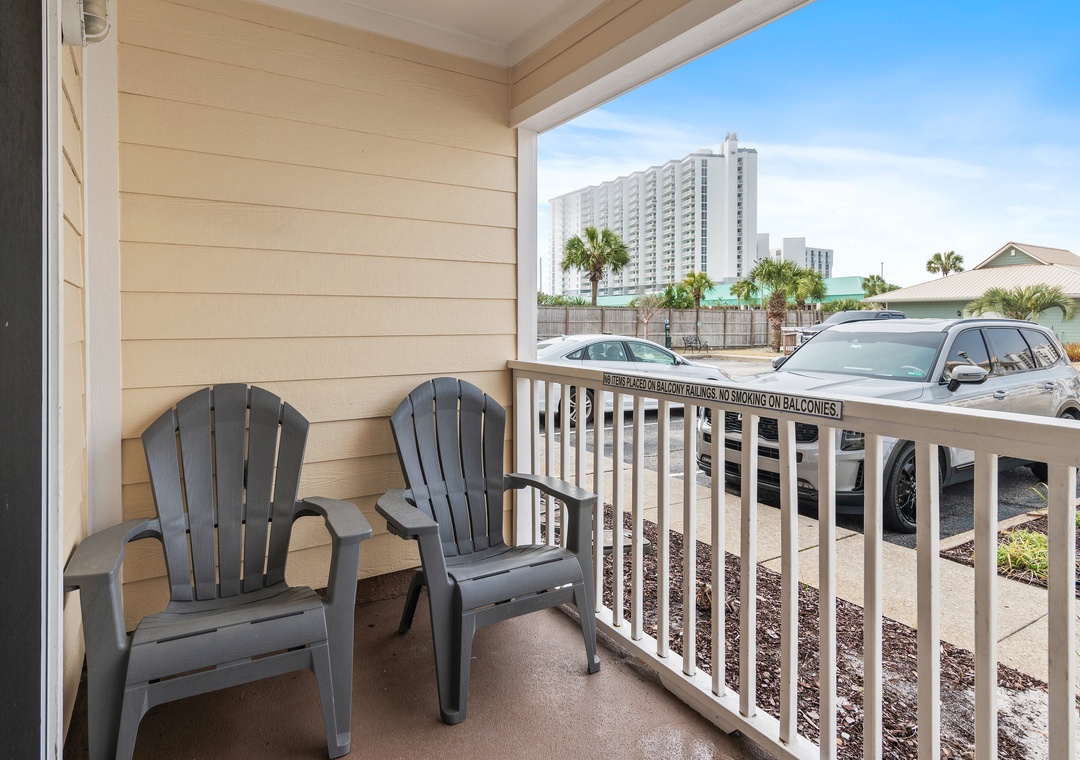 St. Martin Beachwalk Villas 112 patio